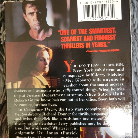 Conspiracy Theory VHS (1997) - Picture 6 of 8